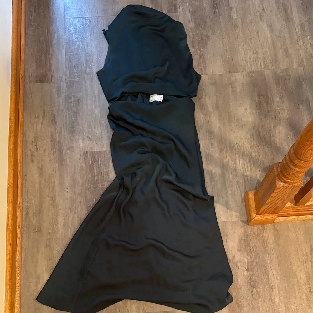 ASOS Dark Blue One-Piece Dress - Picture 3 of 3